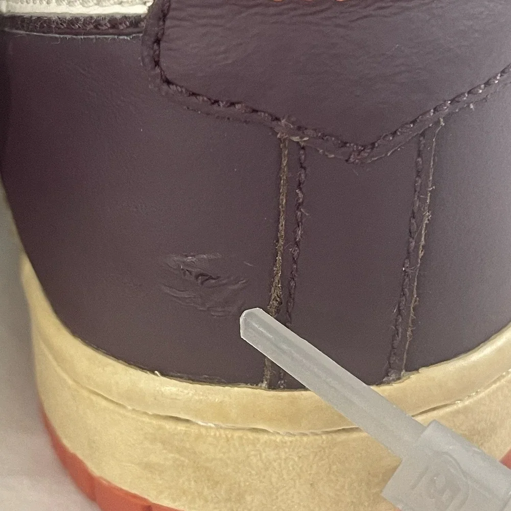 Nike‎ Shoes Size 5.5Y 2007 Vandal Low W/Strap Leather Women's 7.5 Brown Burgundy